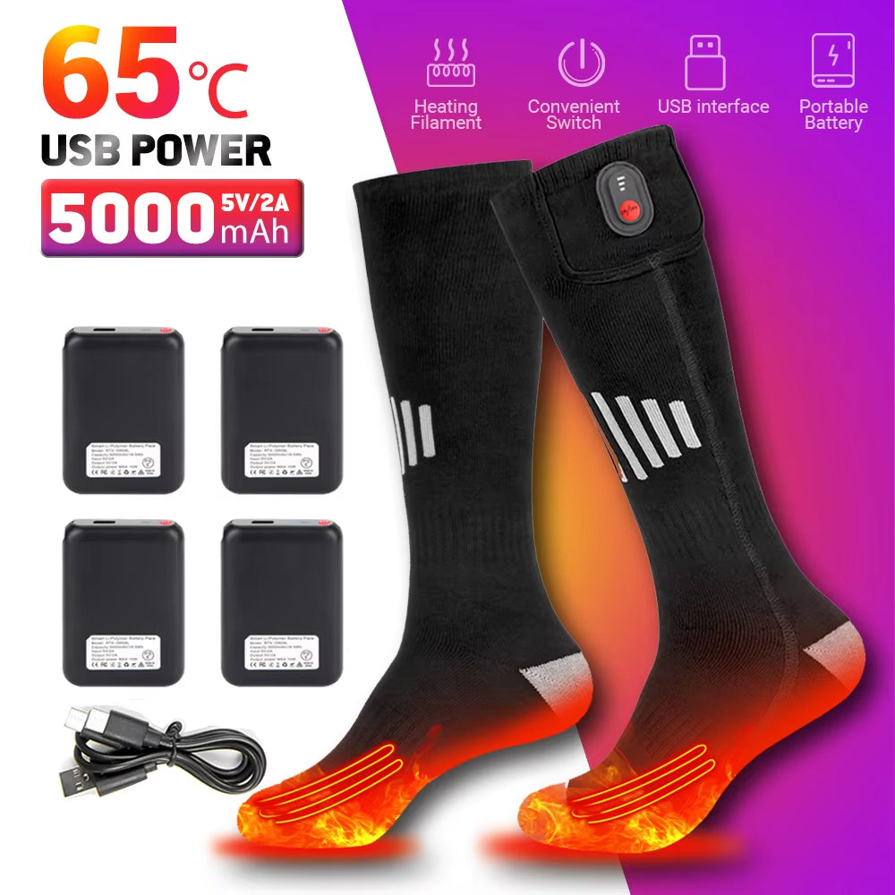 Winter Rechargeable Heating Socks