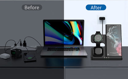 3-in-1 Wireless Charger Dock Stand