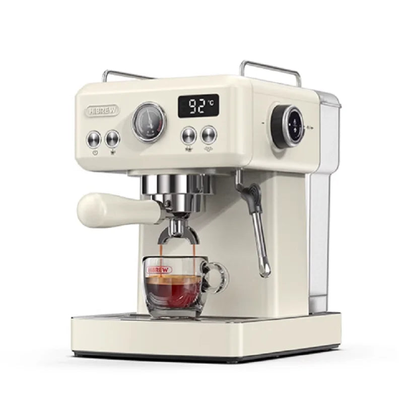 Espresso Machine - Temperature & Cup Volume Adjustable at Will - with Intelligent Display Screen