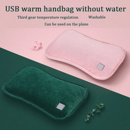 USB Rechargeable Hot Water Bag Hand Warmer 