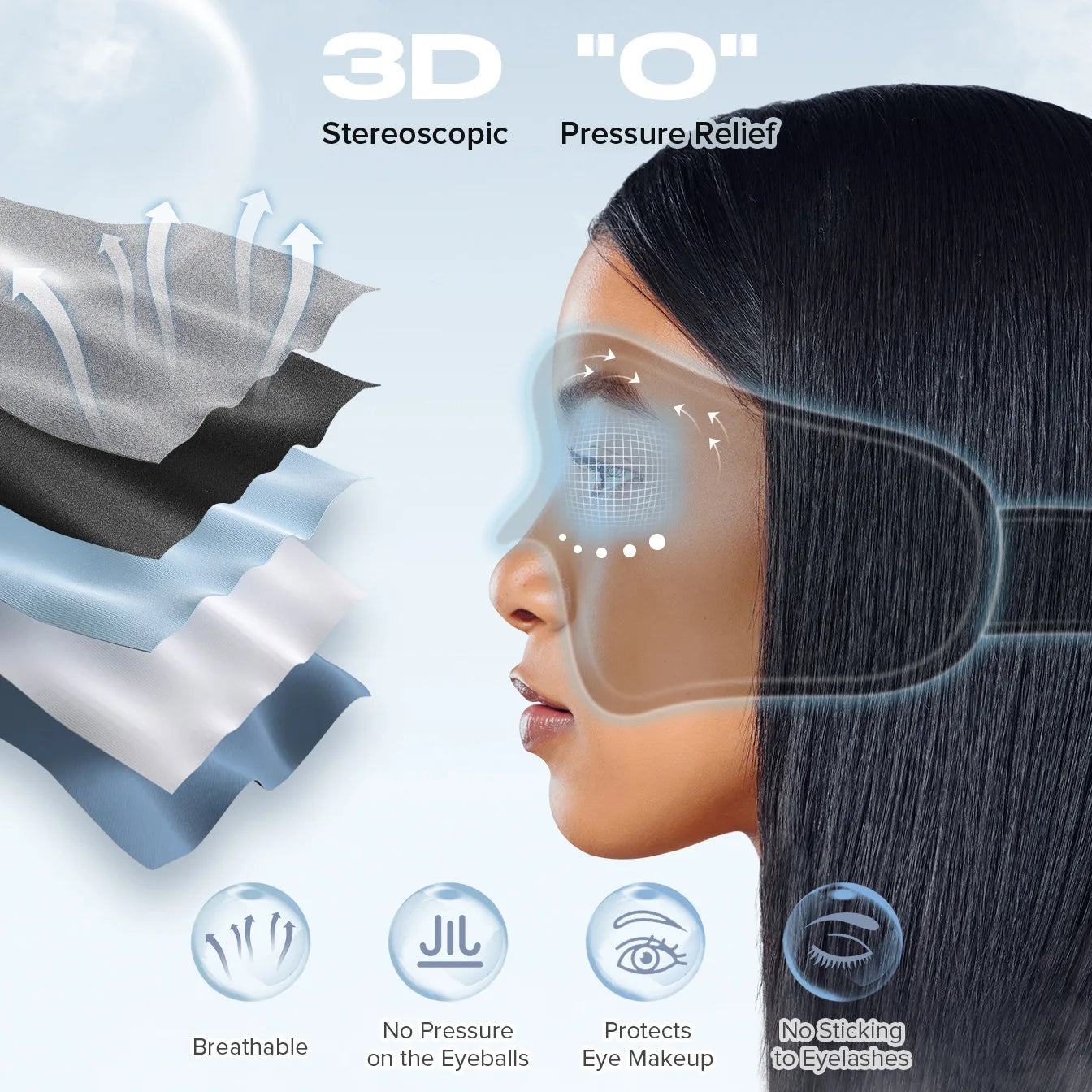 3D Bluetooth Sleeping Mask 