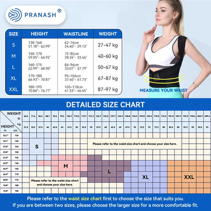 Adjustable Back Posture Corrector Belt