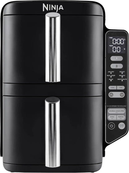 6 in 1 Air Fryer, Double Basket without Transformer