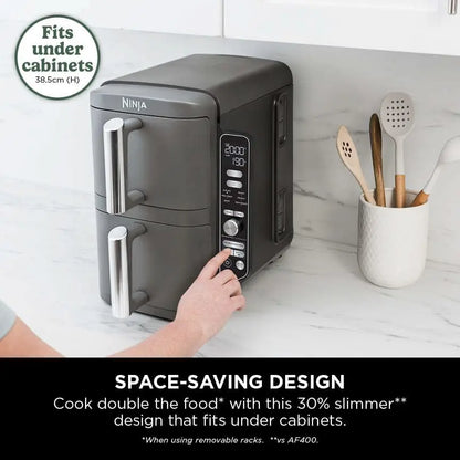 6 in 1 Air Fryer, Double Basket without Transformer