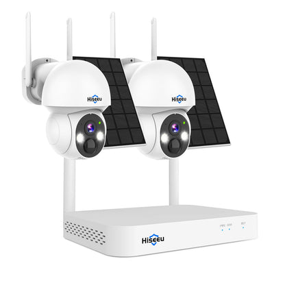 4MP Wifi PTZ Solar IP Camera Security System Kit