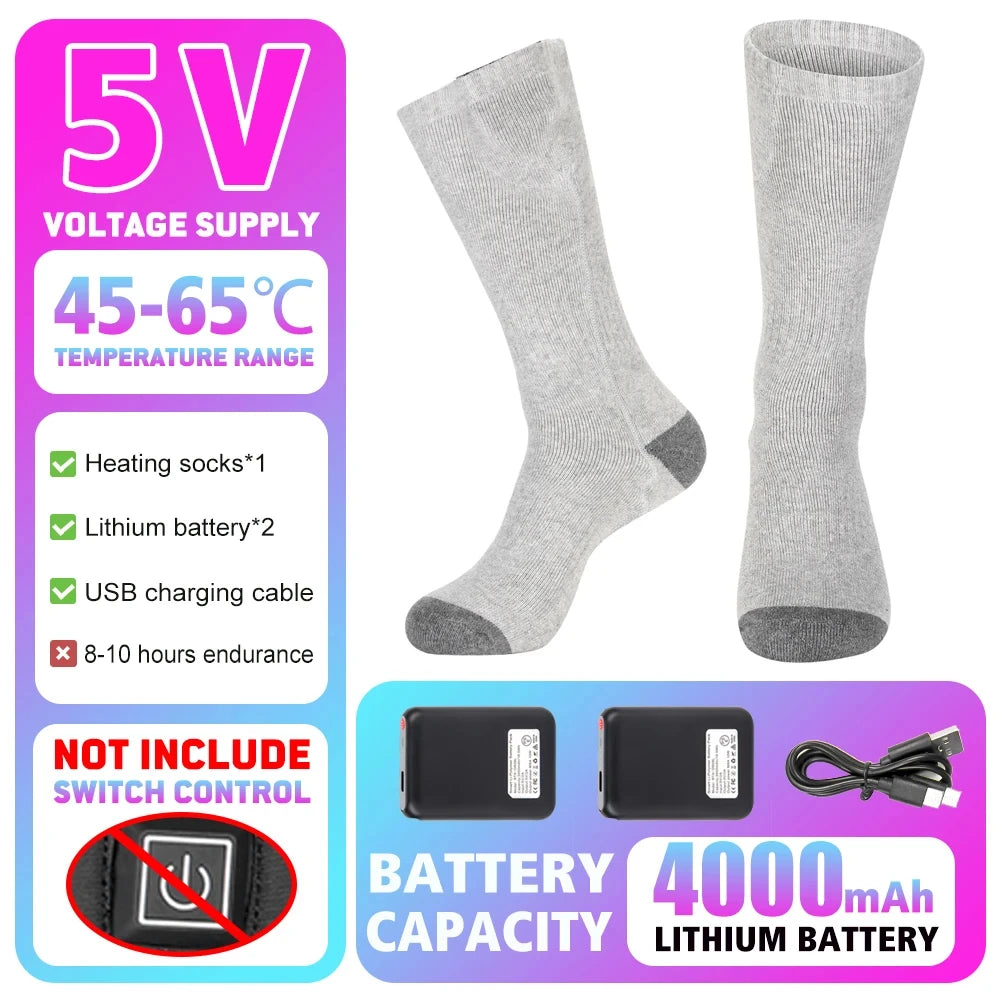 Winter Rechargeable Heating Socks