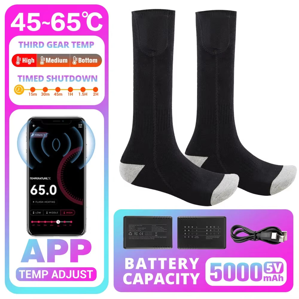 Winter Rechargeable Heating Socks