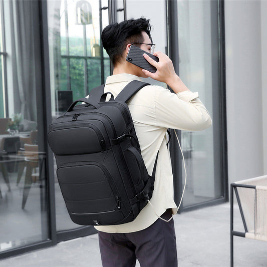 Large Capacity Expandable Travel Backpack - Sheiloo