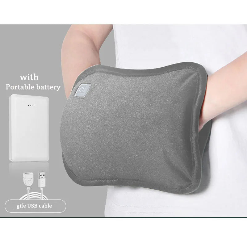 USB Rechargeable Hot Water Bag Hand Warmer 
