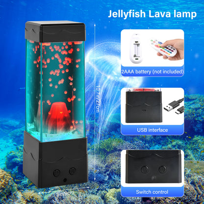 Lava Lamp USB Powered Volcano Night Light