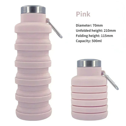 New Portable Silicone Water Bottle