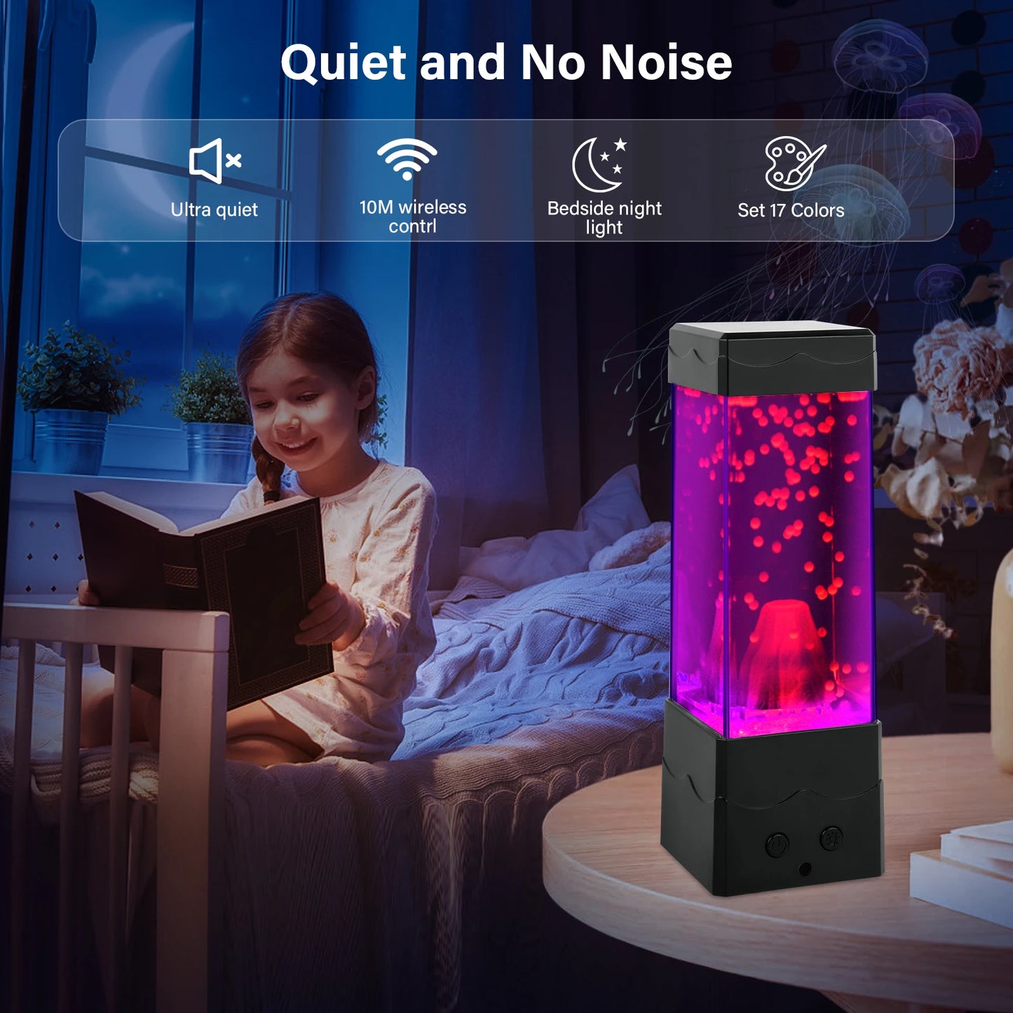 Lava Lamp USB Powered Volcano Night Light