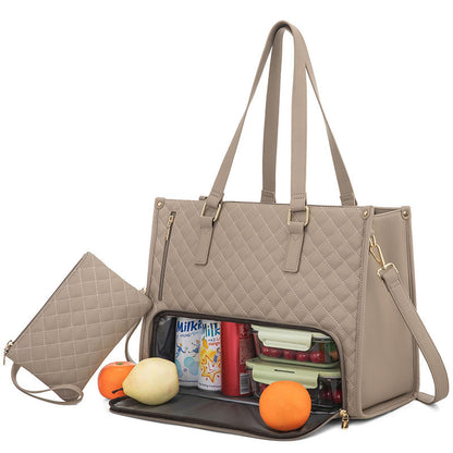 Women's Diagonal Insulated Lunch Box Bag - Sheiloo