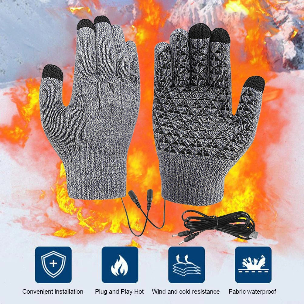 Touch Screen Outdoor Riding Electric Heated Gloves