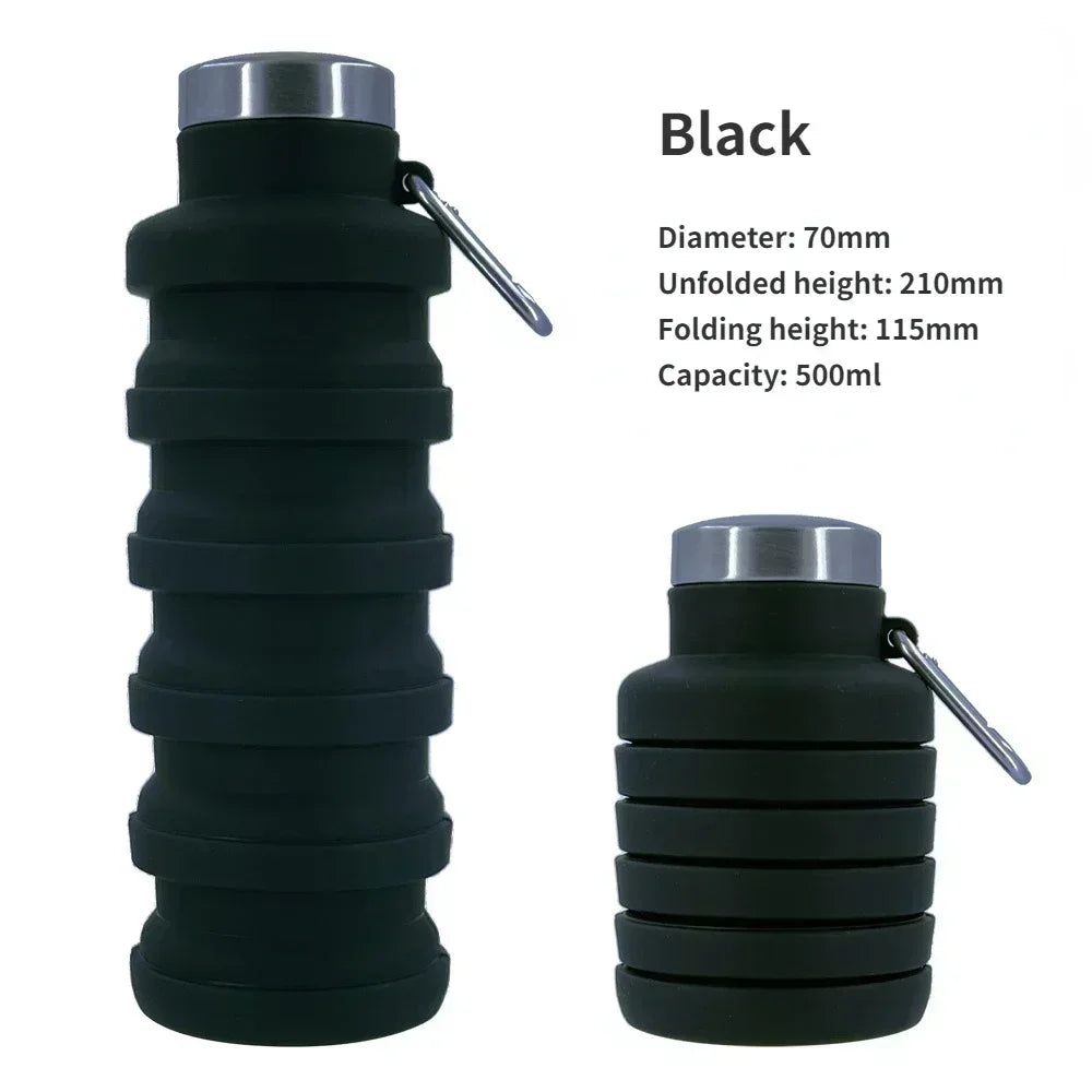 New Portable Silicone Water Bottle