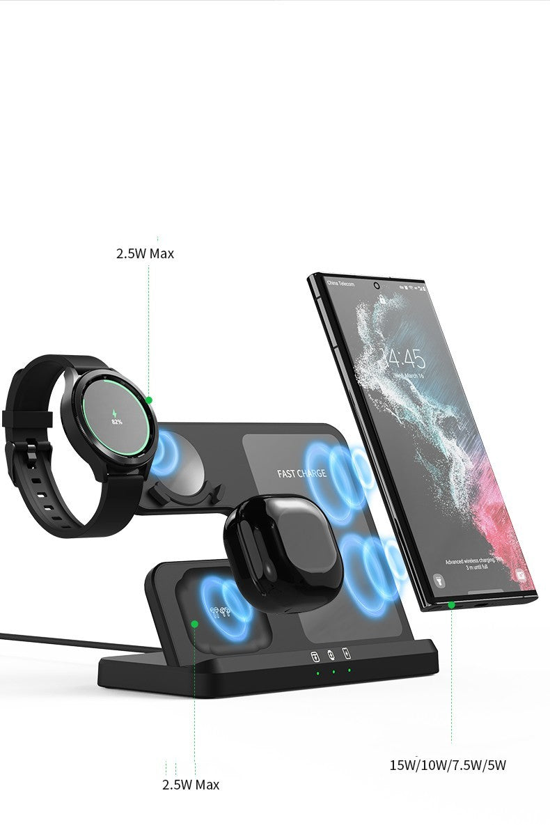 3-in-1 Wireless Charger Dock Stand