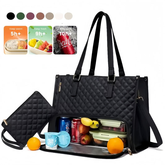 Women's Diagonal Insulated Lunch Box Bag - Sheiloo
