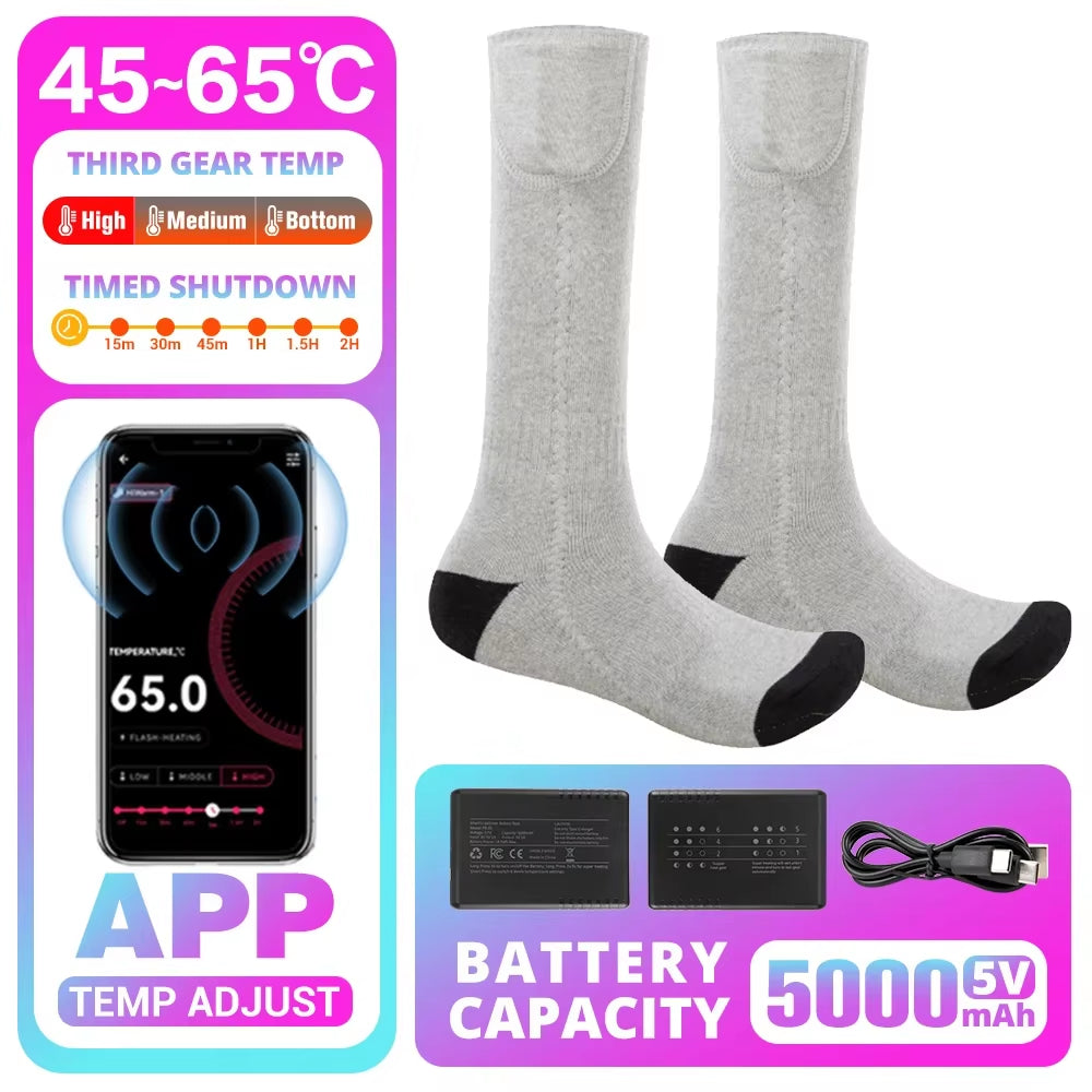 Winter Rechargeable Heating Socks