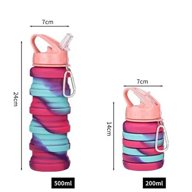 New Portable Silicone Water Bottle