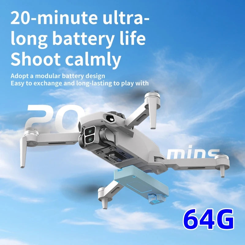 8K Professional HD Dual Camera Screen Control L600-1 PRO GPS Drone