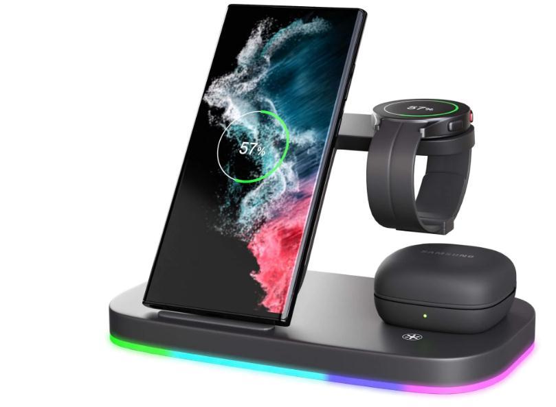 3-in-1 Wireless Charger Dock Stand