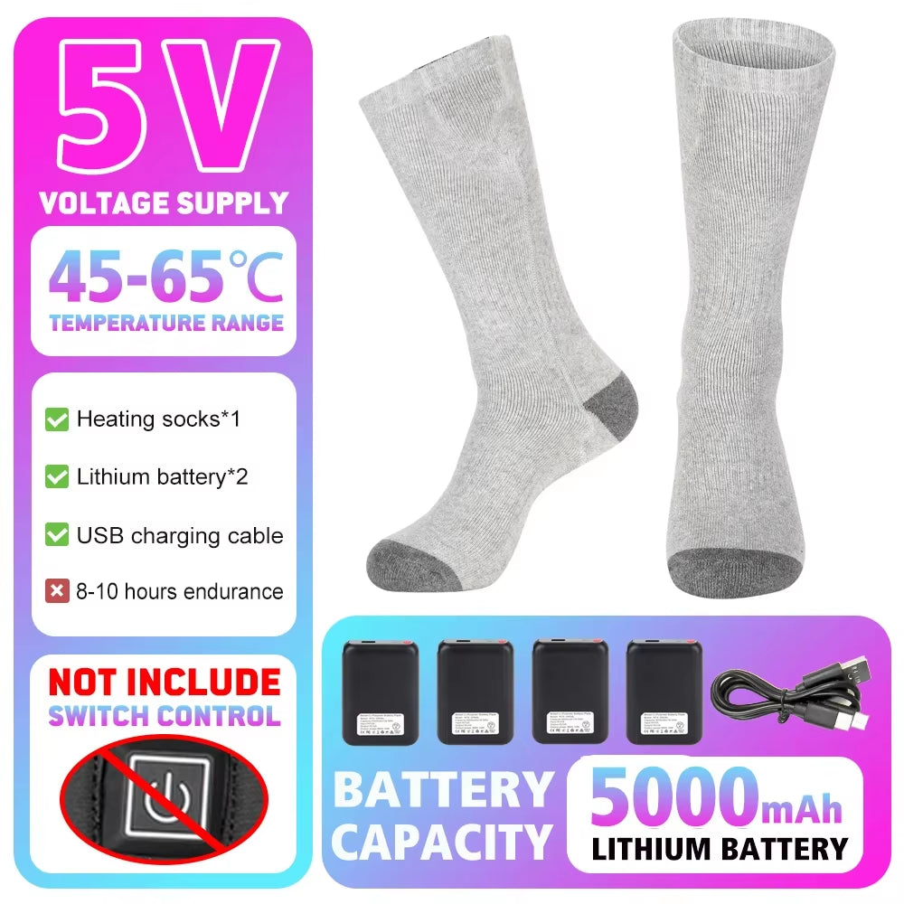Winter Rechargeable Heating Socks