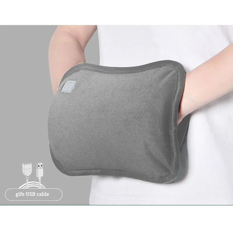USB Rechargeable Hot Water Bag Hand Warmer 