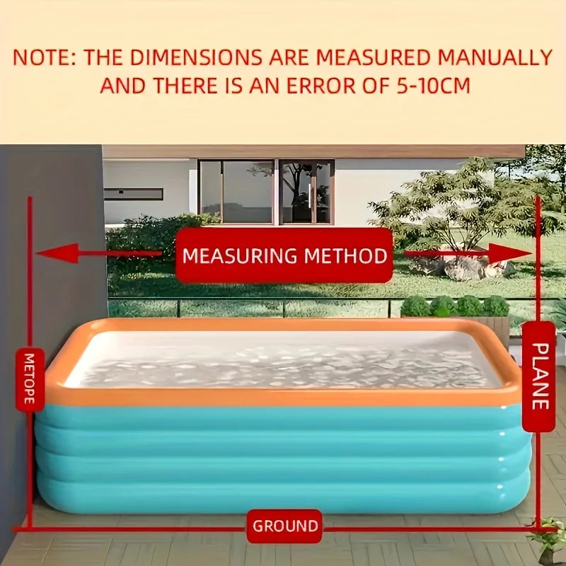 Inflatable Swimming Pool for Family Fun