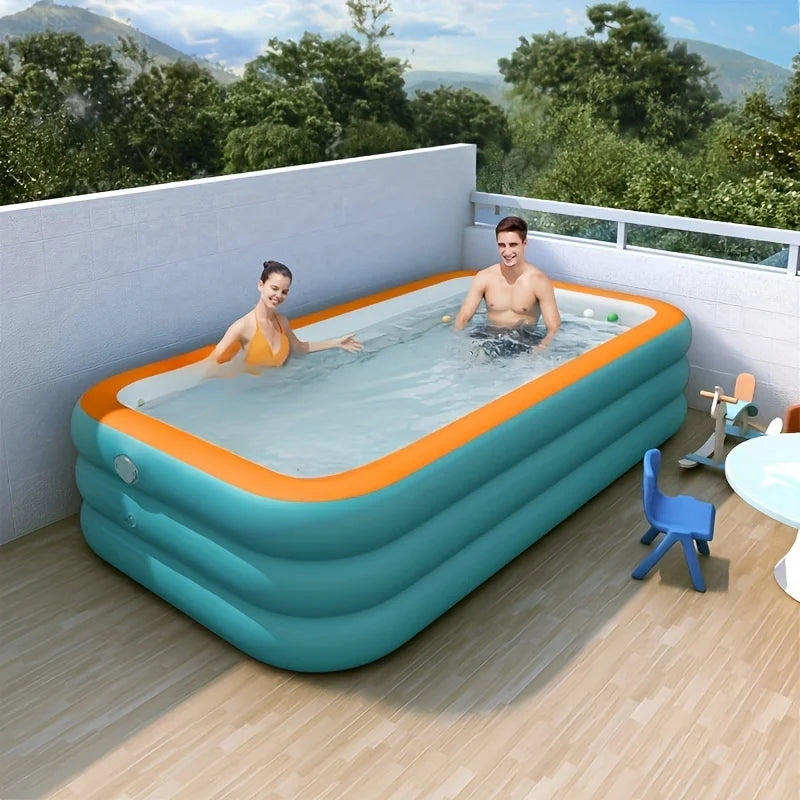 Inflatable Swimming Pool for Family Fun