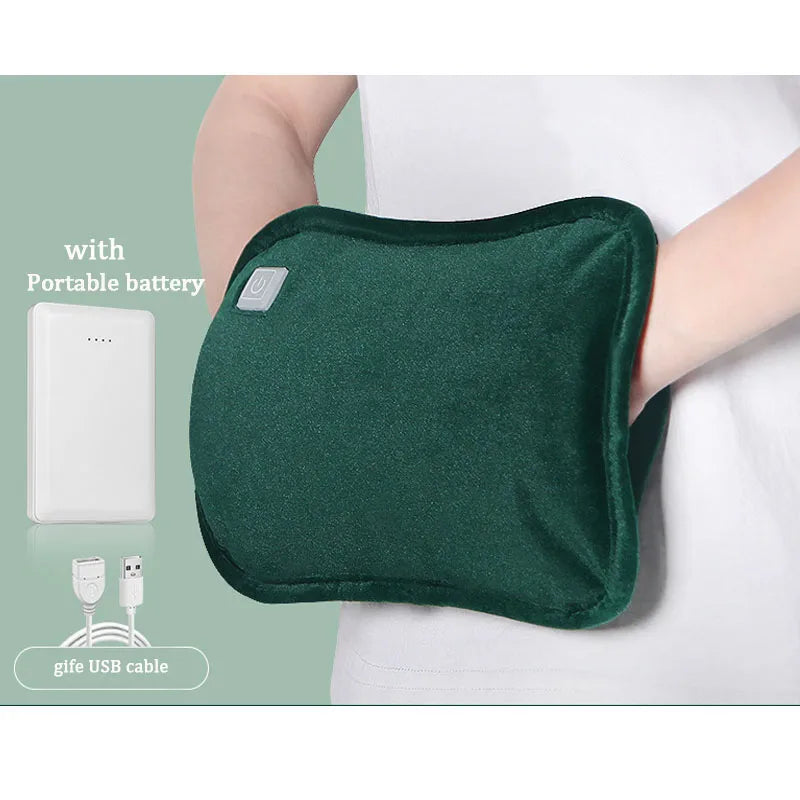 USB Rechargeable Hot Water Bag Hand Warmer 