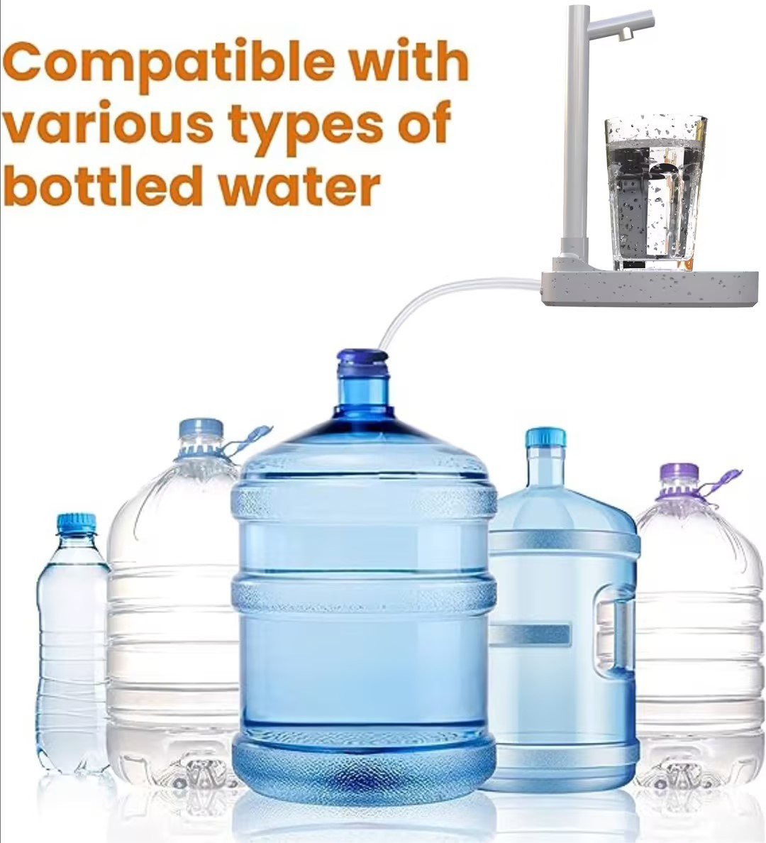 Automatic Mini Water Dispenser With Stand - Sheiloo