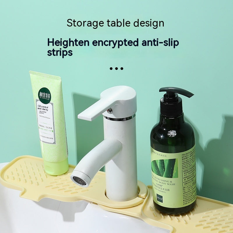 Silicone Draining Pad Kitchen Sink Rack