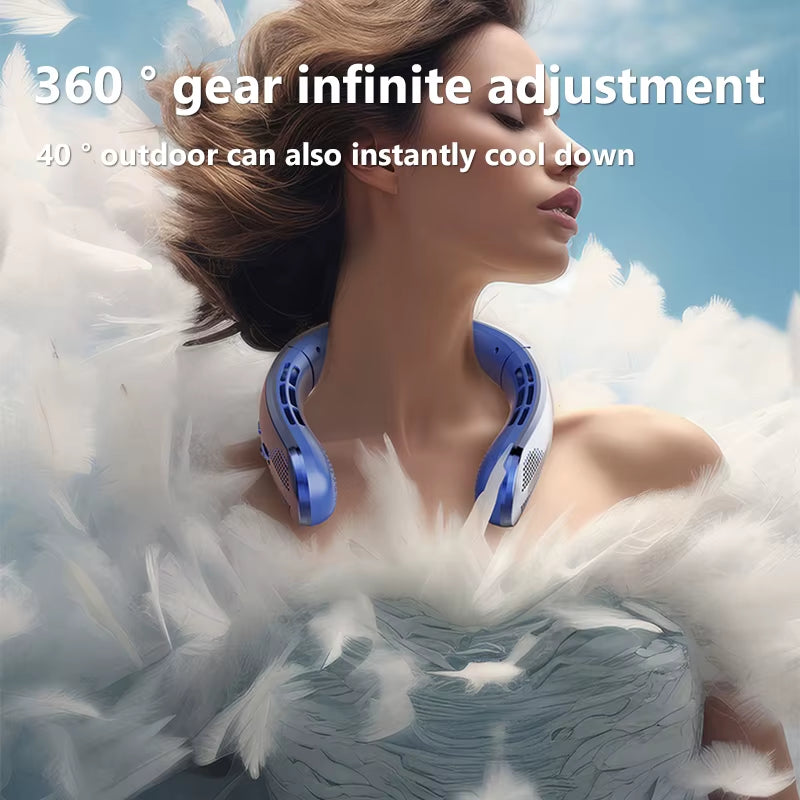 Portable Bladeless Mini Hanging Neck Fan