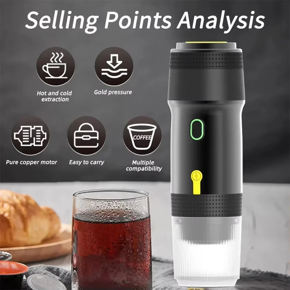 60Ml Electric Wireless Heating Coffee Machine