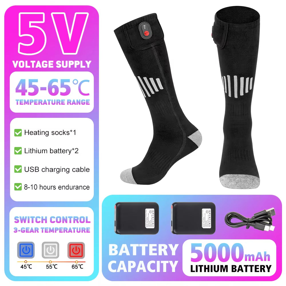 Winter Rechargeable Heating Socks