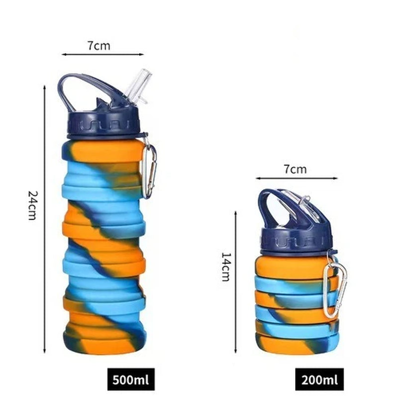 New Portable Silicone Water Bottle