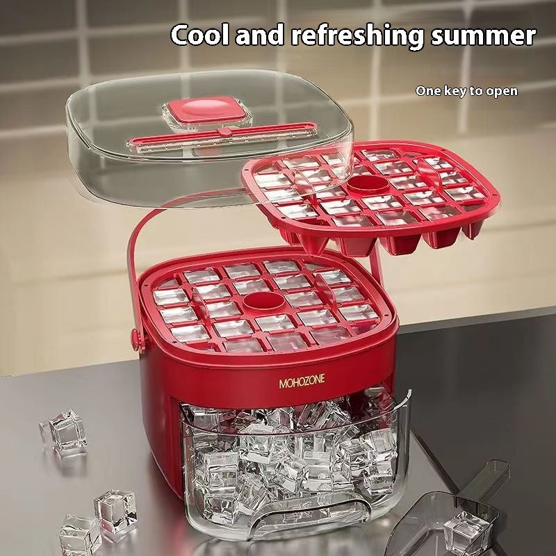 Portable 48 Pcs Large Capacity Ice Cube Tray - Sheiloo