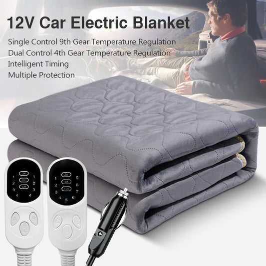 12V Electric Plush Thicker Heater Blanket