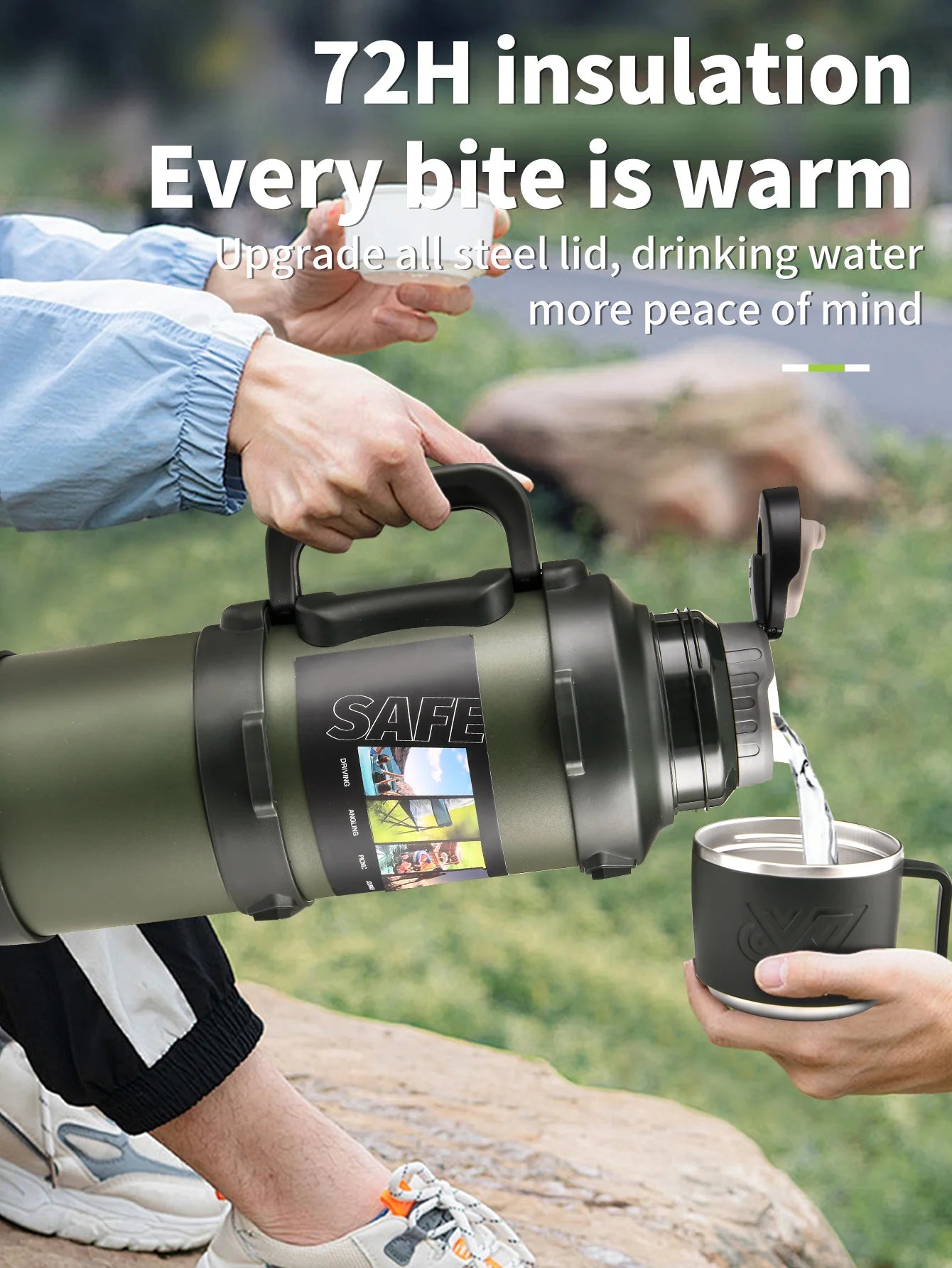Stainless Steel Thermos, Suitable for Travel