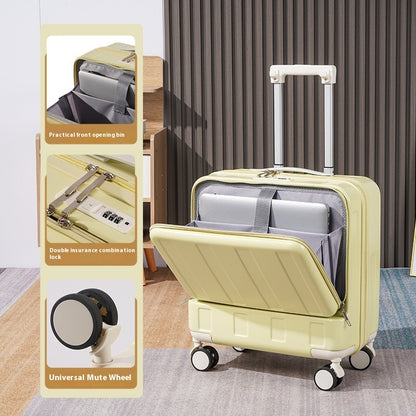Multi-functional 18-inch Full-opening Luggage With Stand - Sheiloo