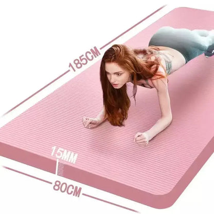 185*90CM Thickened Yoga NBR Waterproof Mat 